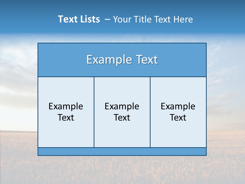 Colorful Rural Sunset PowerPoint Template