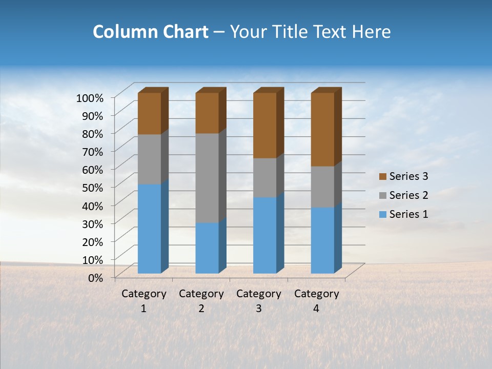 Colorful Rural Sunset PowerPoint Template