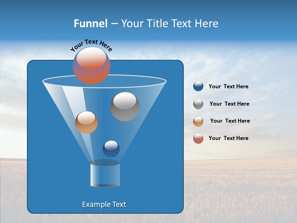 Colorful Rural Sunset PowerPoint Template