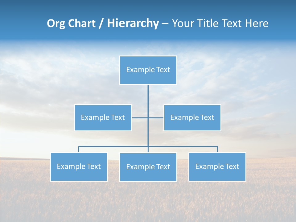 Colorful Rural Sunset PowerPoint Template