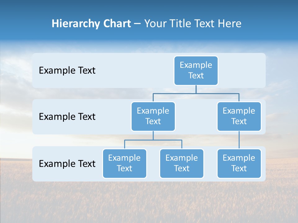 Colorful Rural Sunset PowerPoint Template