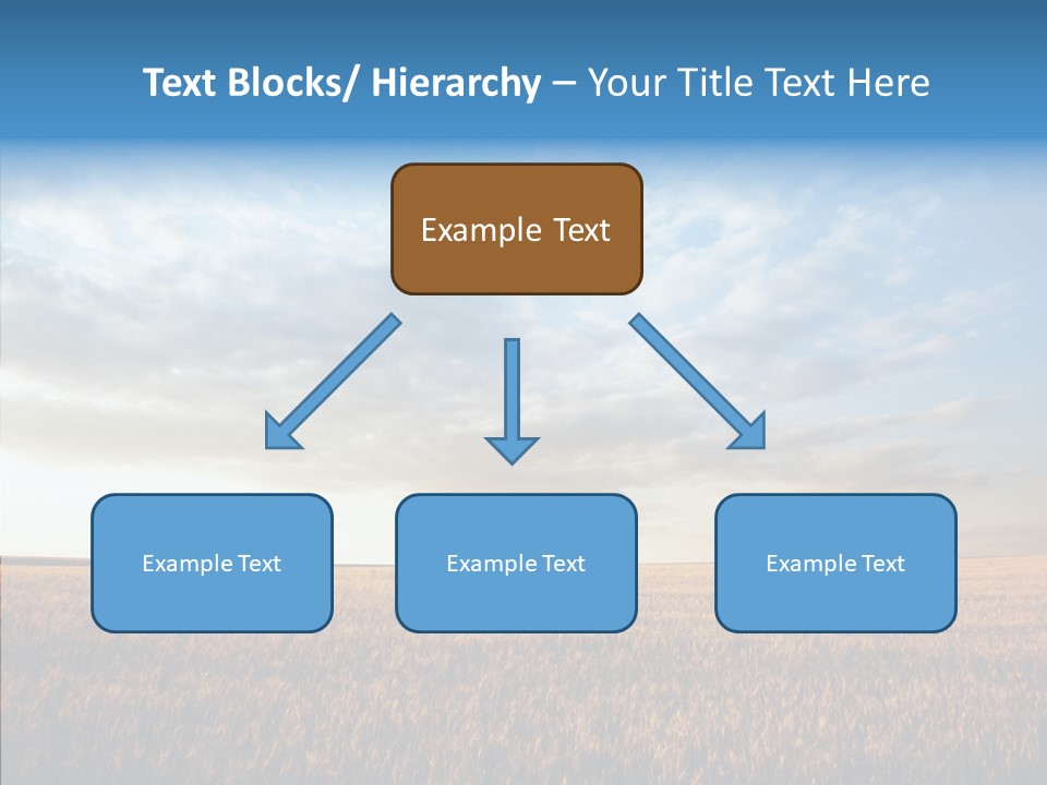 Colorful Rural Sunset PowerPoint Template