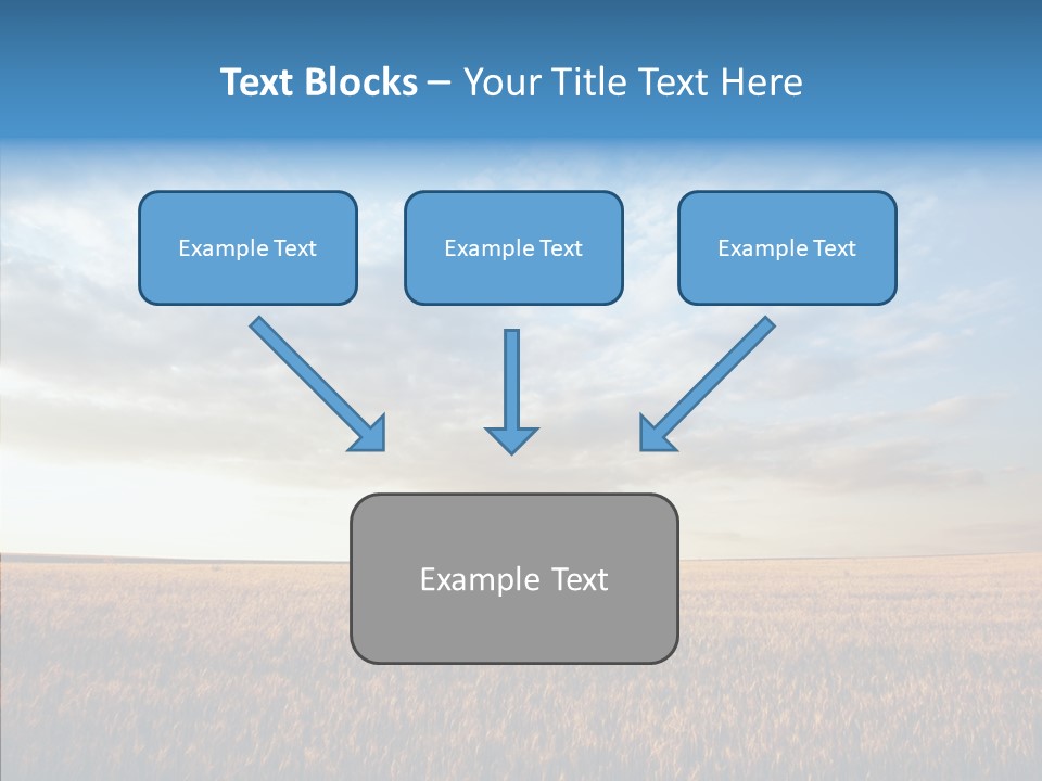 Colorful Rural Sunset PowerPoint Template