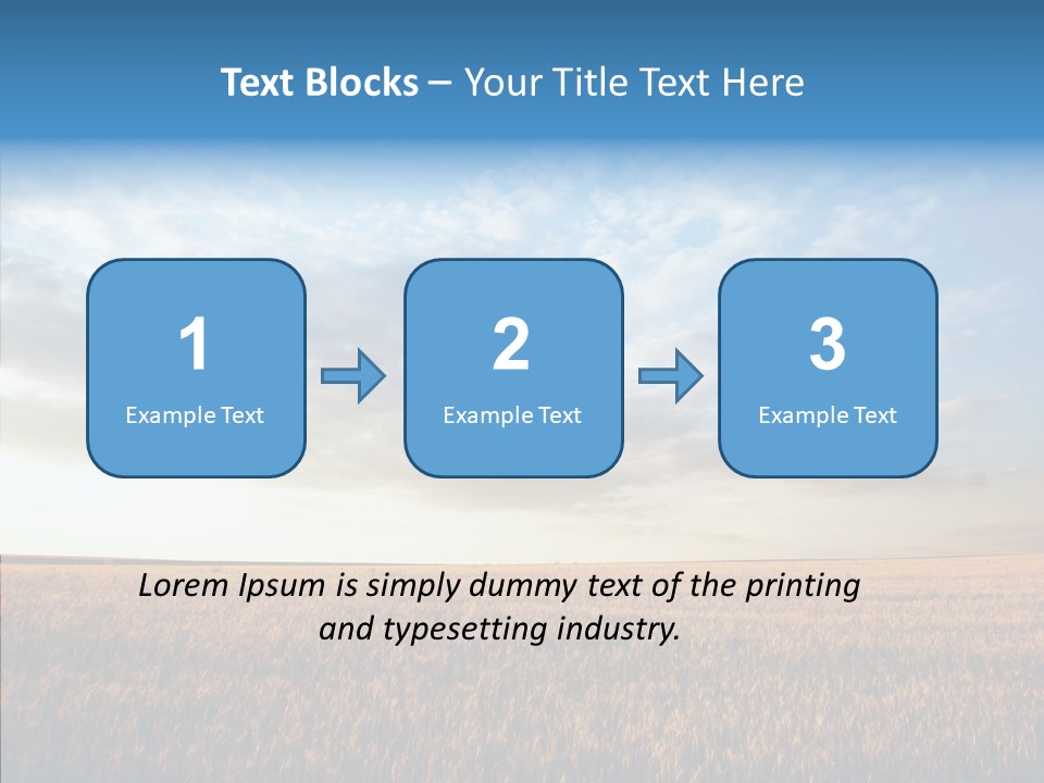 Colorful Rural Sunset PowerPoint Template