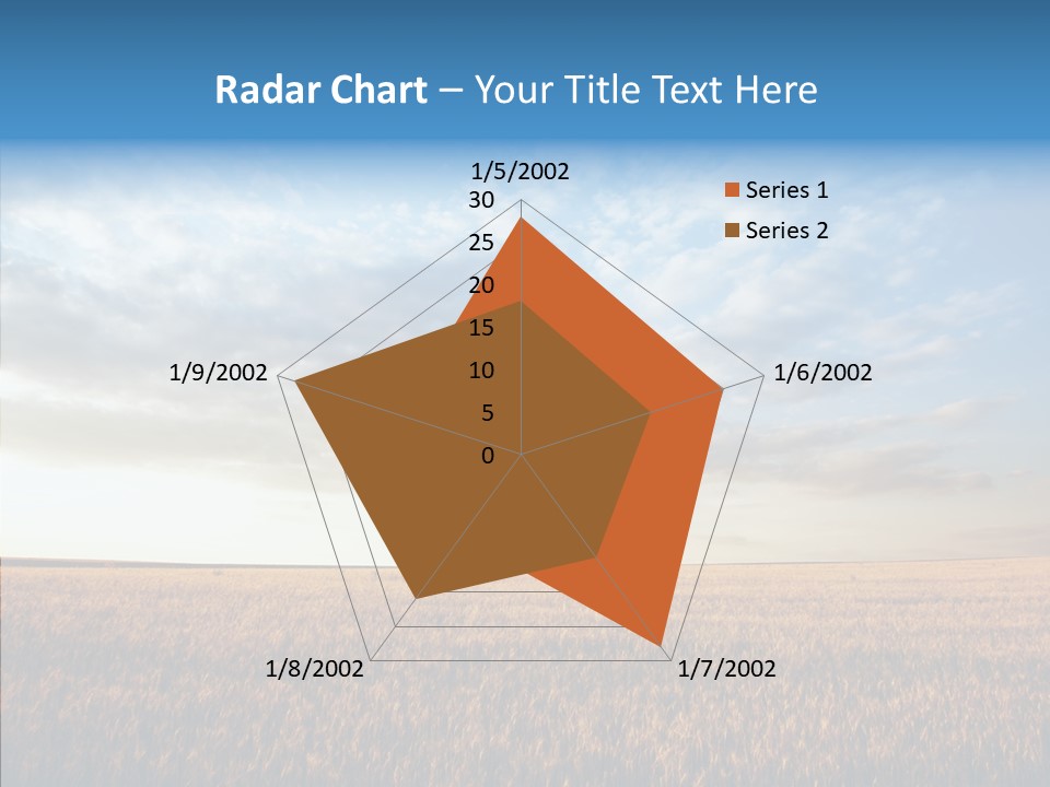 Colorful Rural Sunset PowerPoint Template