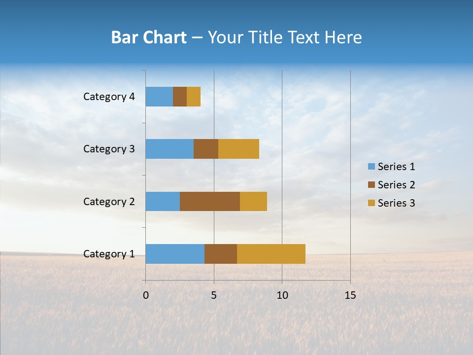 Colorful Rural Sunset PowerPoint Template