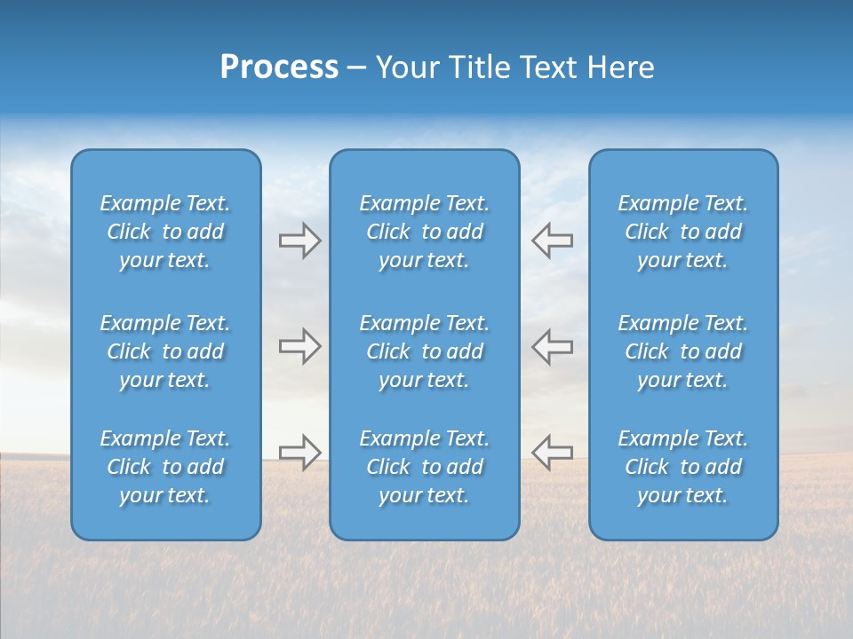 Colorful Rural Sunset PowerPoint Template