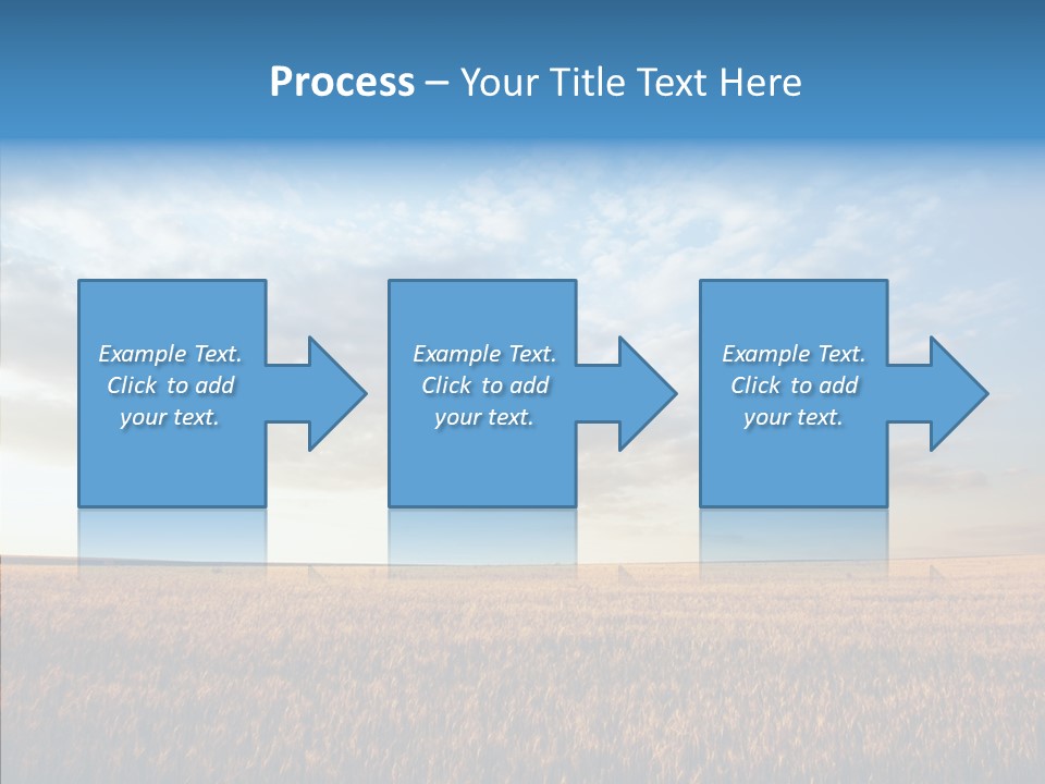 Colorful Rural Sunset PowerPoint Template