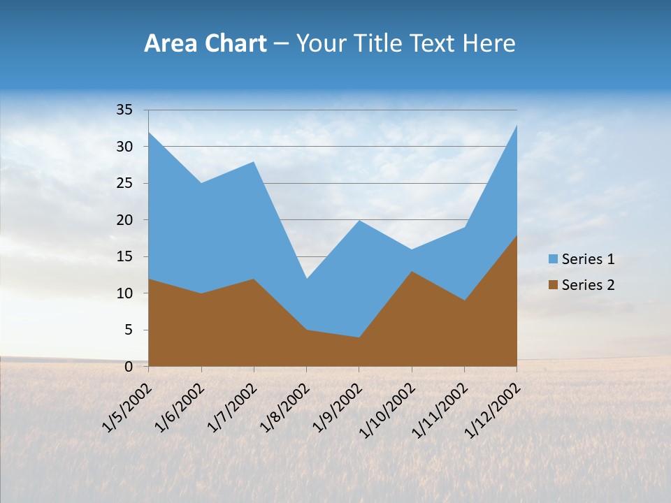 Colorful Rural Sunset PowerPoint Template