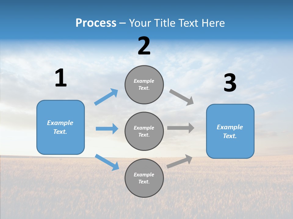 Colorful Rural Sunset PowerPoint Template