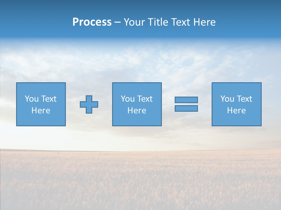 Colorful Rural Sunset PowerPoint Template
