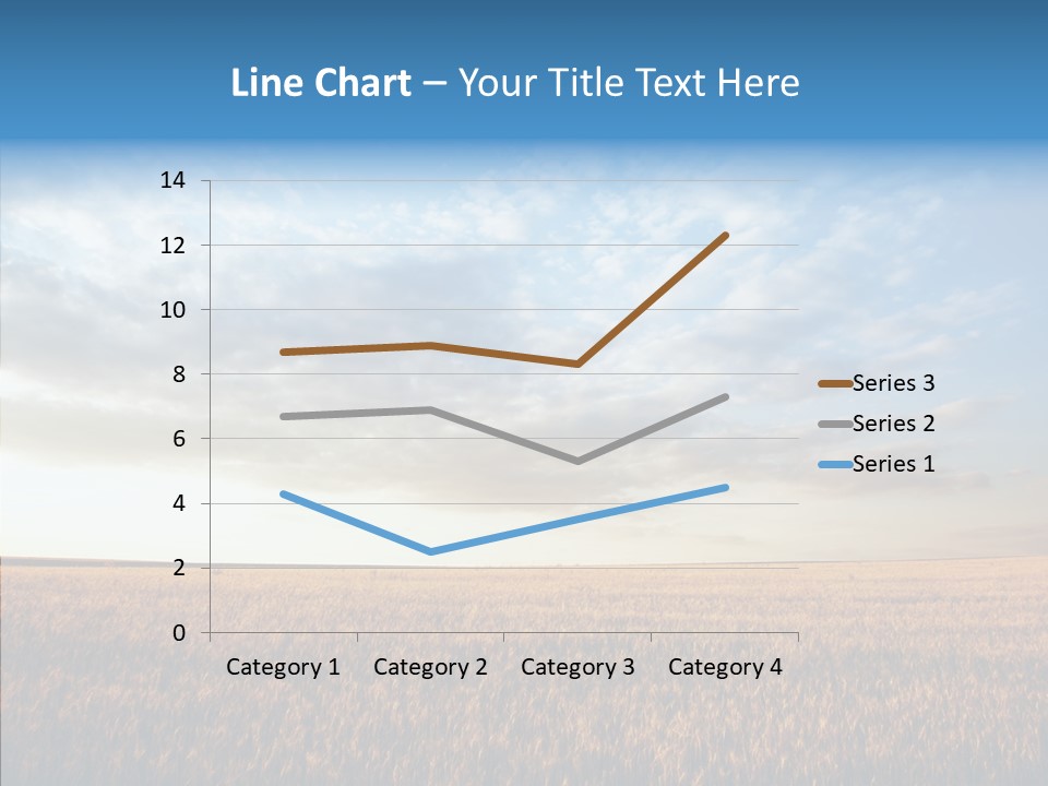 Colorful Rural Sunset PowerPoint Template