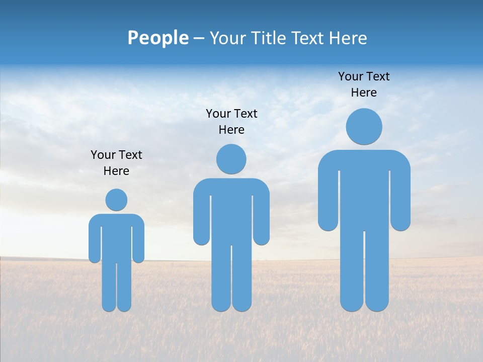 Colorful Rural Sunset PowerPoint Template