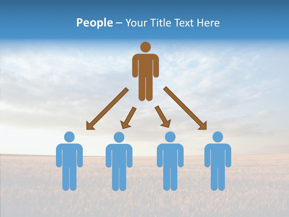 Colorful Rural Sunset PowerPoint Template