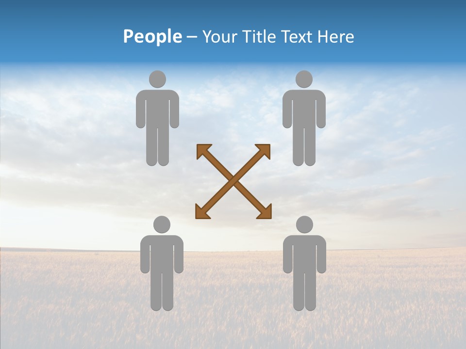 Colorful Rural Sunset PowerPoint Template