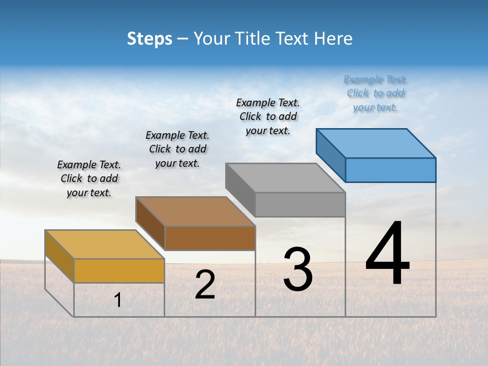 Colorful Rural Sunset PowerPoint Template