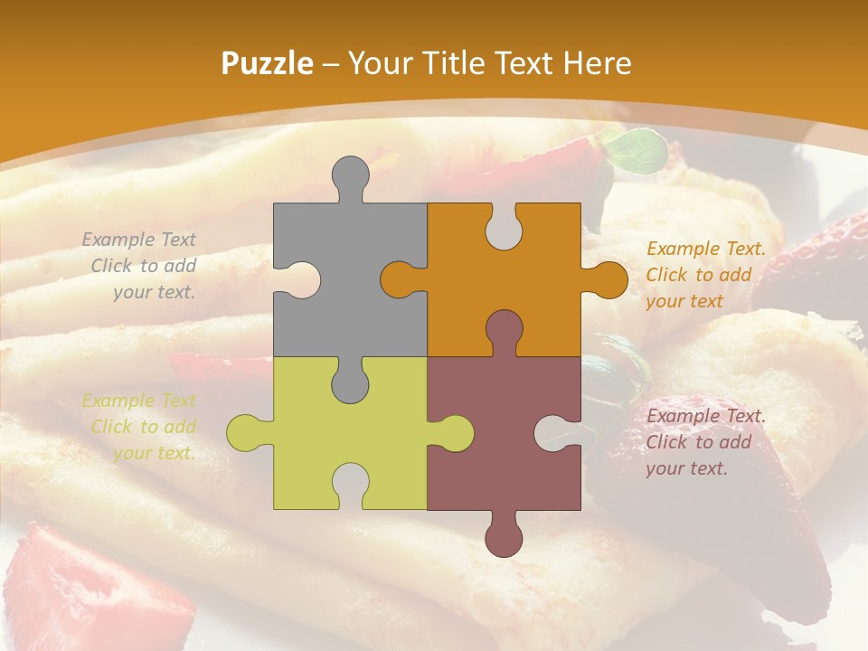 Meal Serving Diet PowerPoint Template