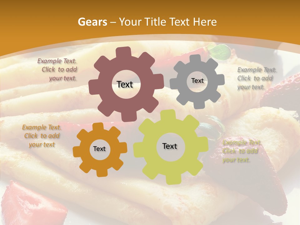 Meal Serving Diet PowerPoint Template
