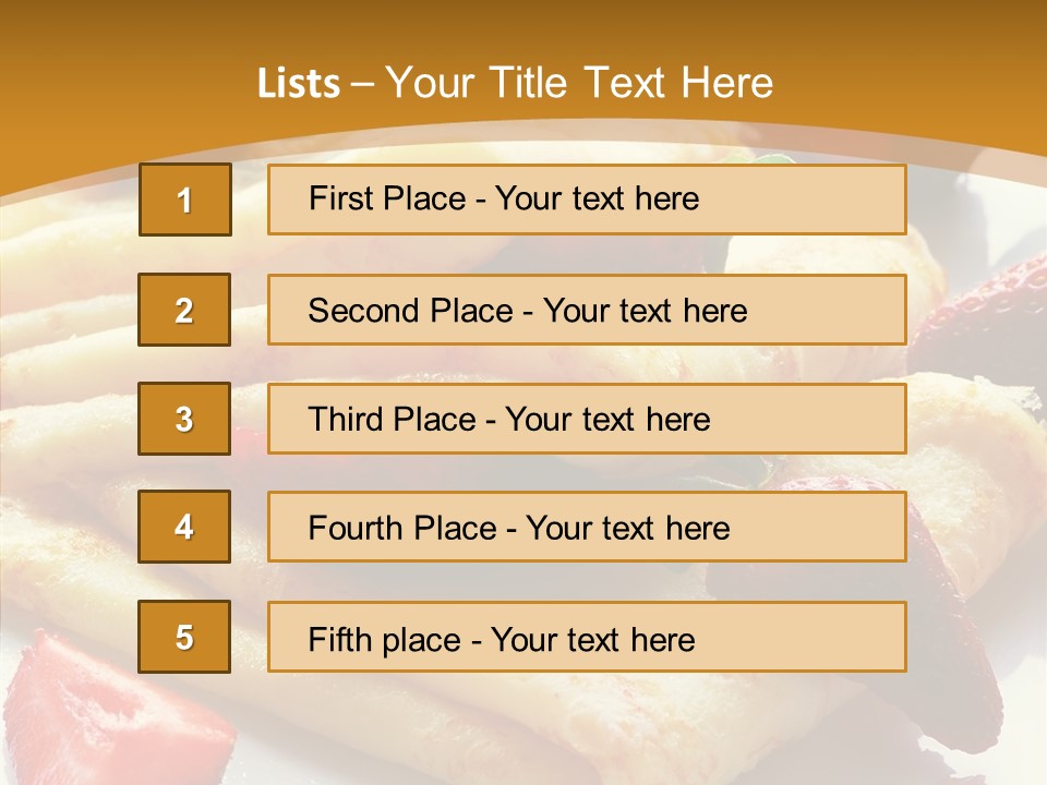 Meal Serving Diet PowerPoint Template