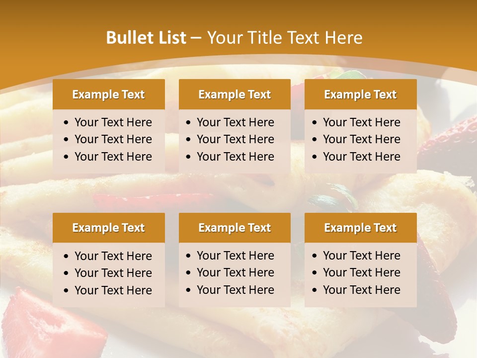 Meal Serving Diet PowerPoint Template