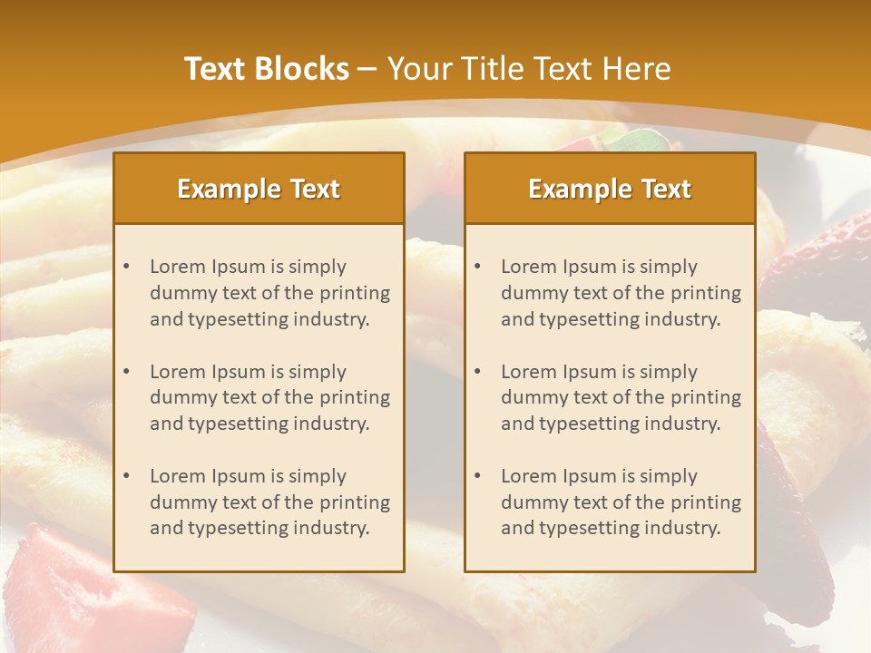 Meal Serving Diet PowerPoint Template
