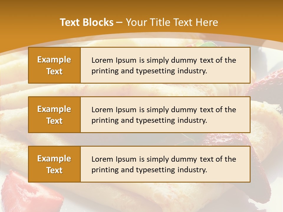 Meal Serving Diet PowerPoint Template