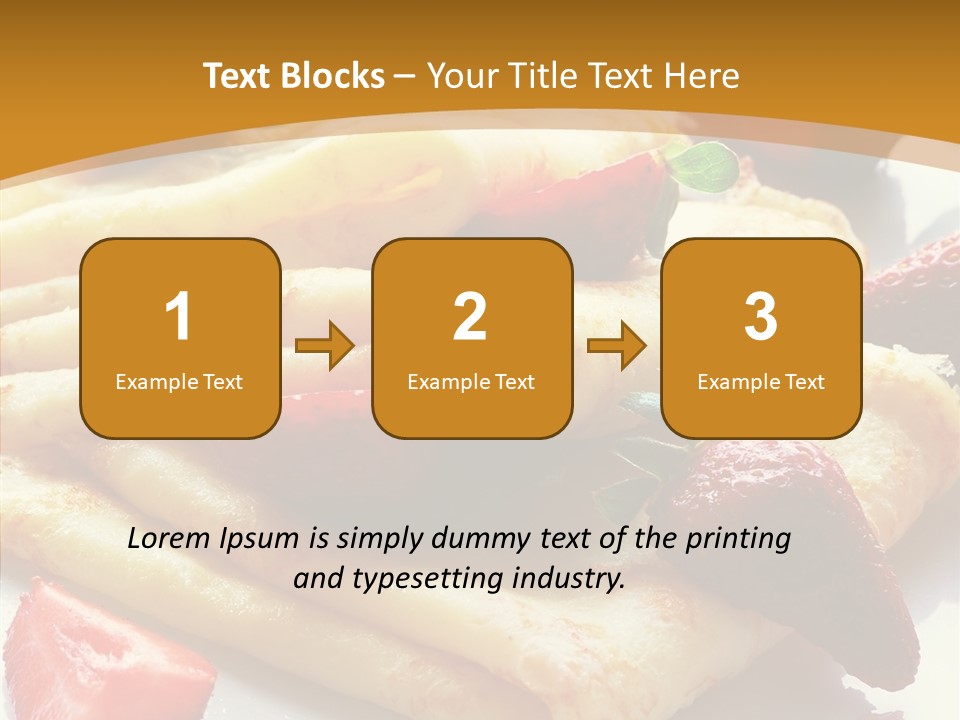 Meal Serving Diet PowerPoint Template