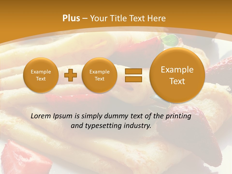 Meal Serving Diet PowerPoint Template
