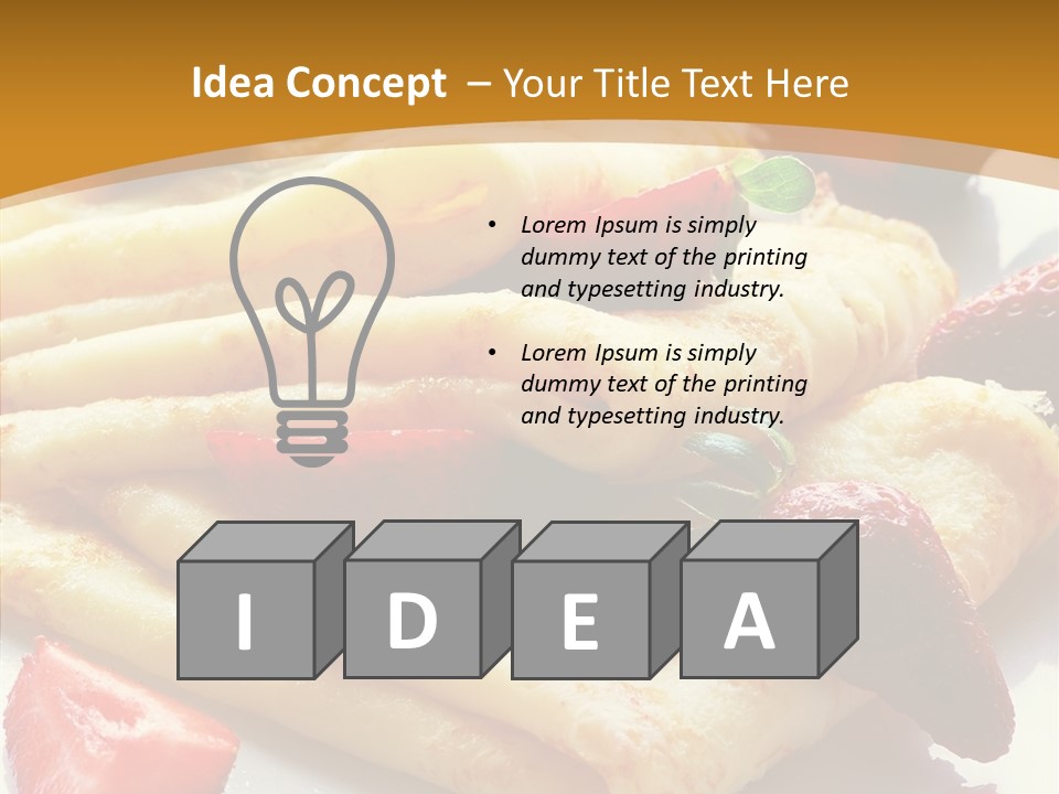 Meal Serving Diet PowerPoint Template