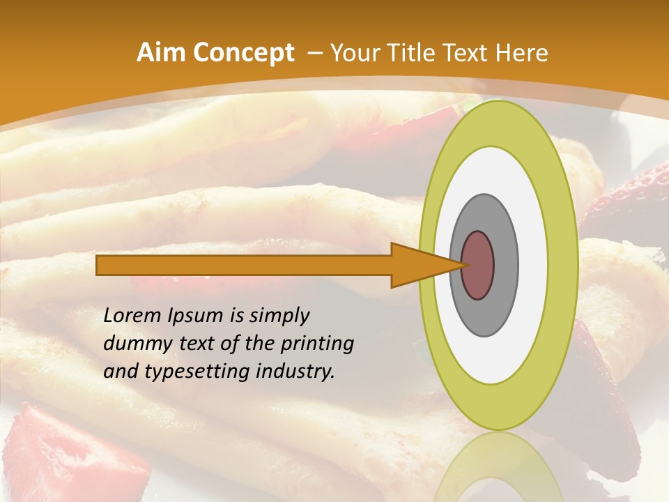 Meal Serving Diet PowerPoint Template