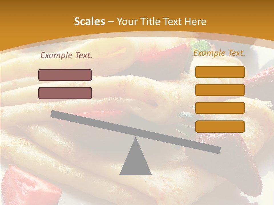 Meal Serving Diet PowerPoint Template