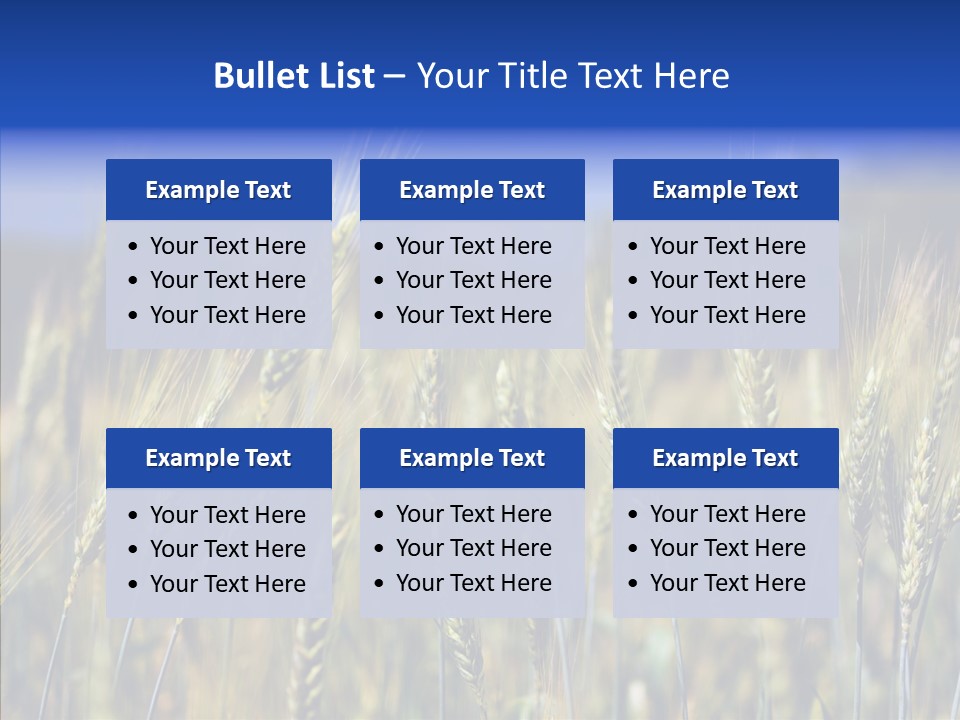 Healthy Whole Cereal PowerPoint Template