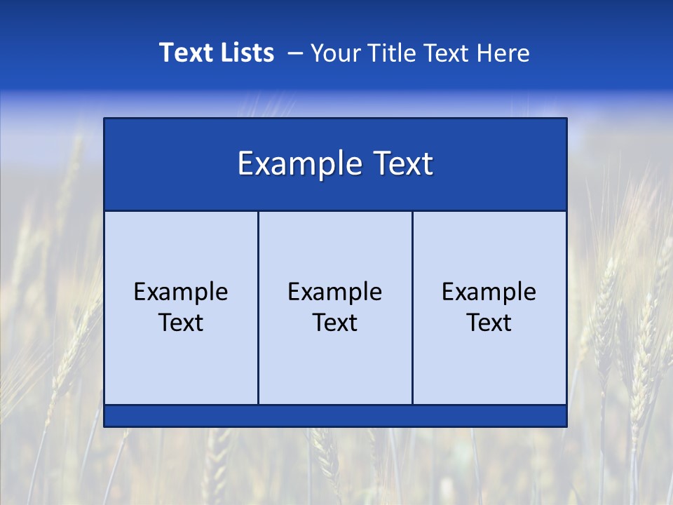 Healthy Whole Cereal PowerPoint Template