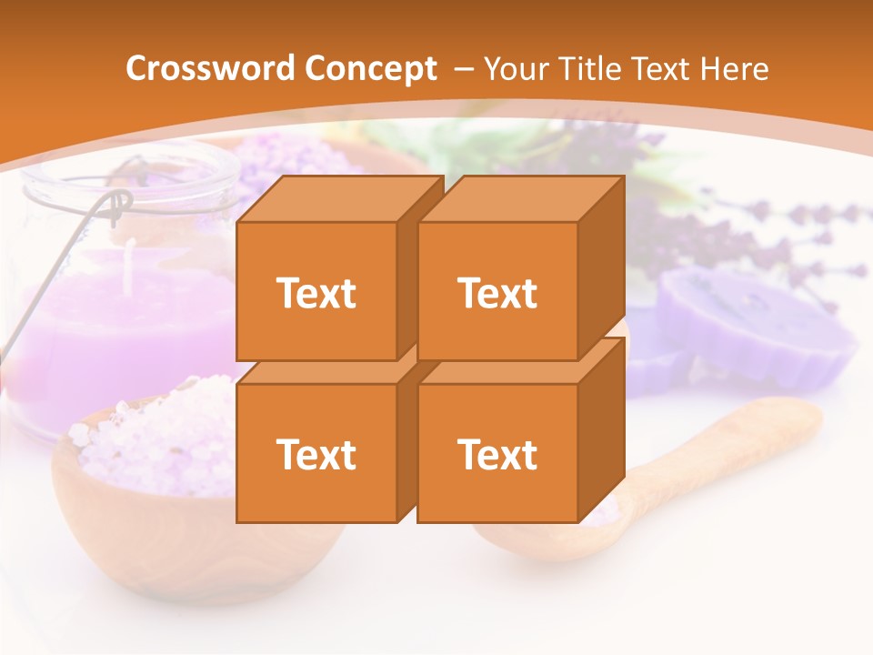 Herb Pampering Beauty PowerPoint Template