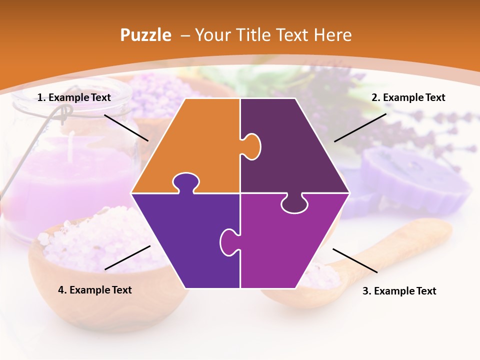 Herb Pampering Beauty PowerPoint Template