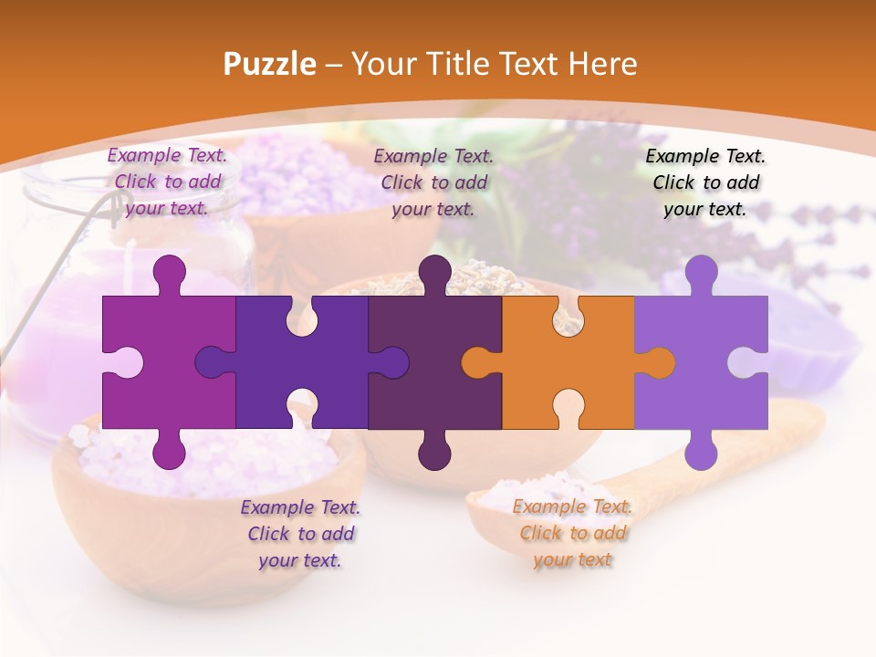 Herb Pampering Beauty PowerPoint Template