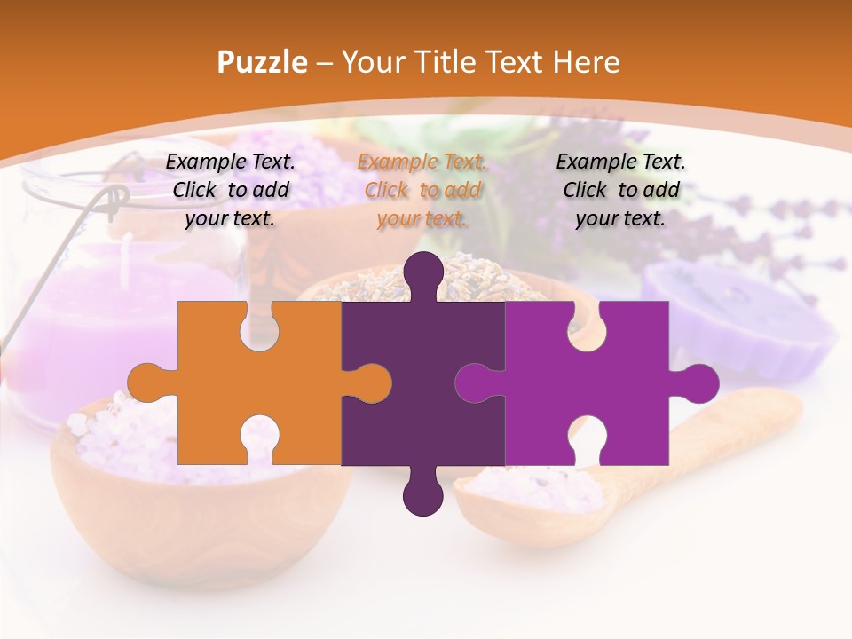 Herb Pampering Beauty PowerPoint Template