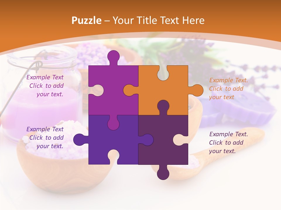 Herb Pampering Beauty PowerPoint Template