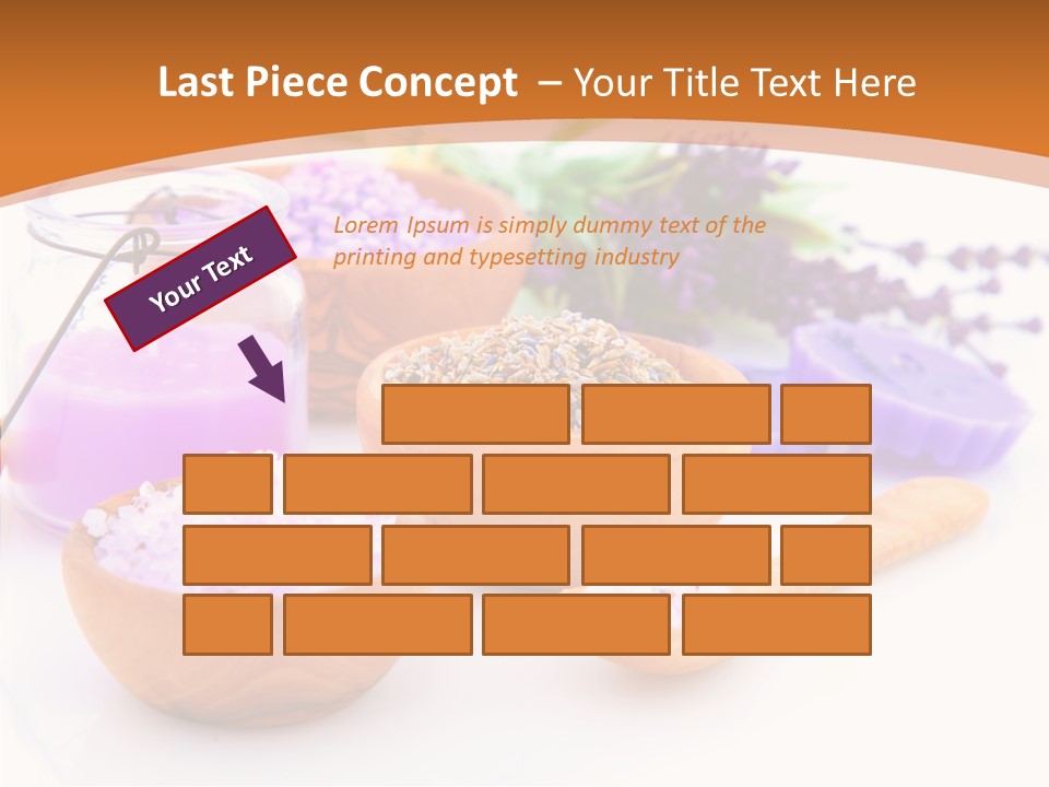 Herb Pampering Beauty PowerPoint Template