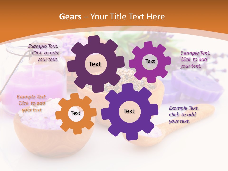 Herb Pampering Beauty PowerPoint Template