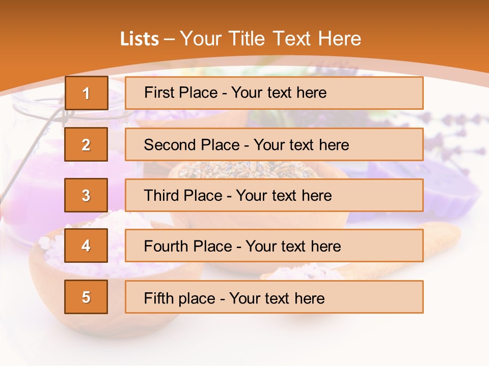Herb Pampering Beauty PowerPoint Template