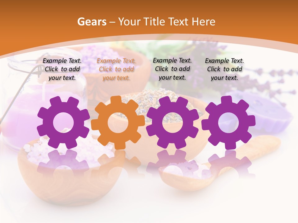 Herb Pampering Beauty PowerPoint Template