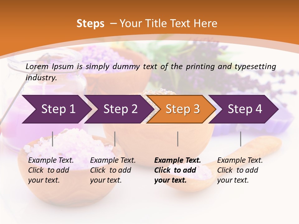 Herb Pampering Beauty PowerPoint Template