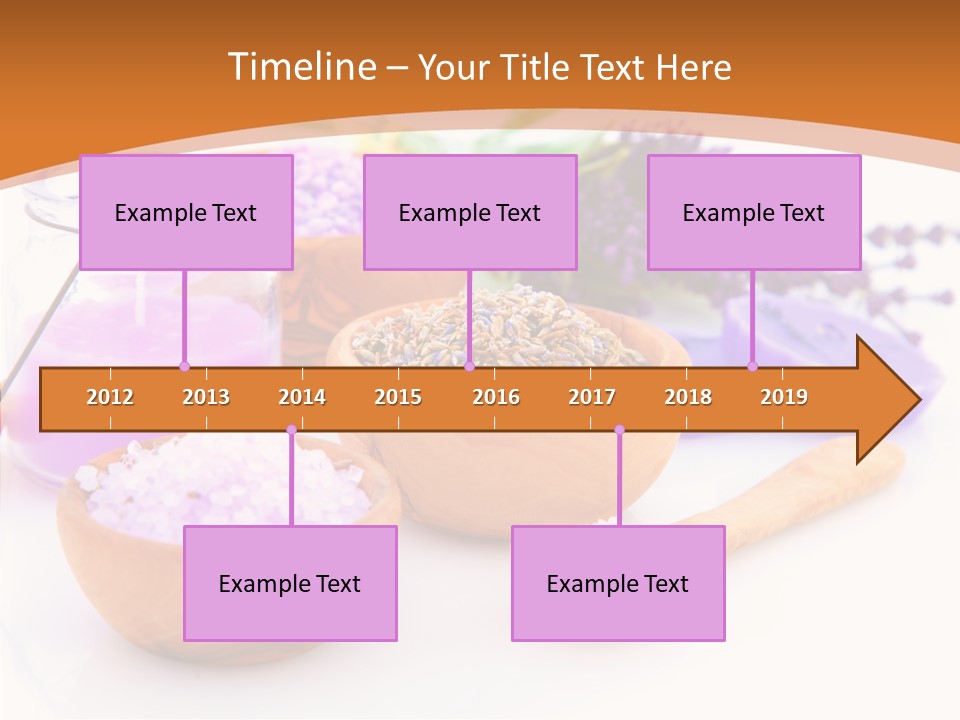 Herb Pampering Beauty PowerPoint Template