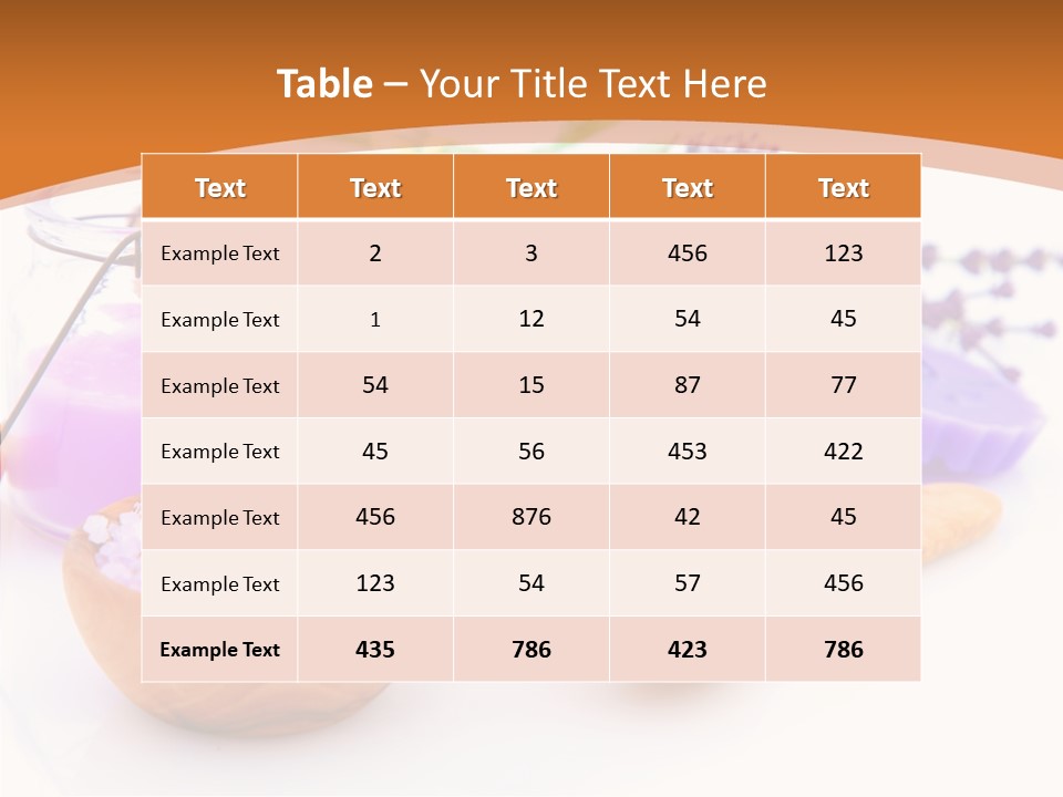 Herb Pampering Beauty PowerPoint Template