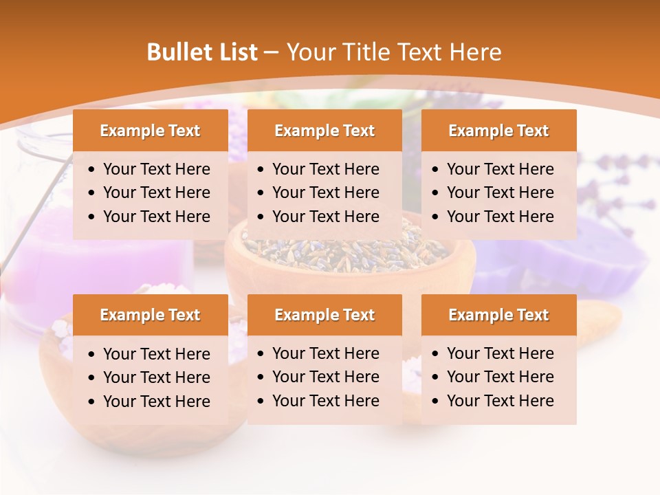 Herb Pampering Beauty PowerPoint Template