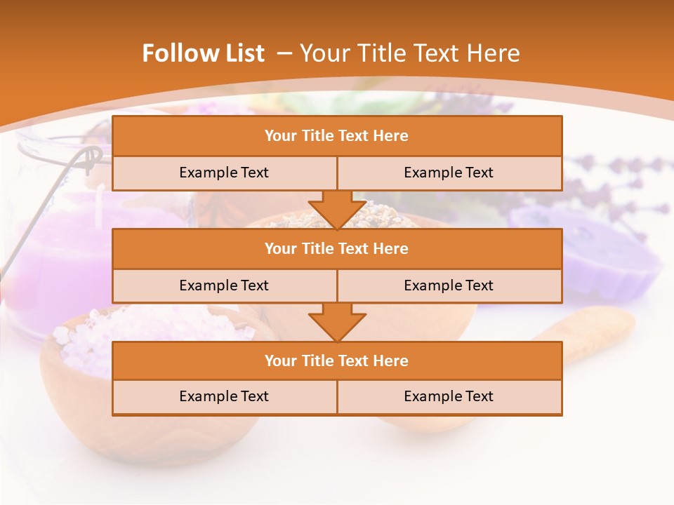 Herb Pampering Beauty PowerPoint Template