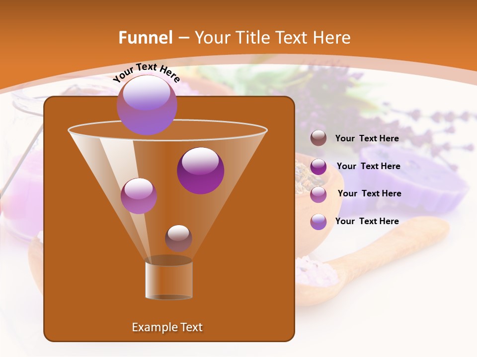 Herb Pampering Beauty PowerPoint Template