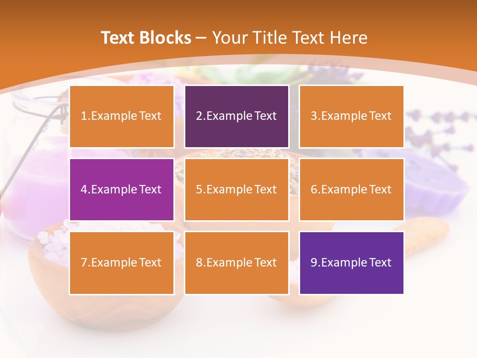 Herb Pampering Beauty PowerPoint Template