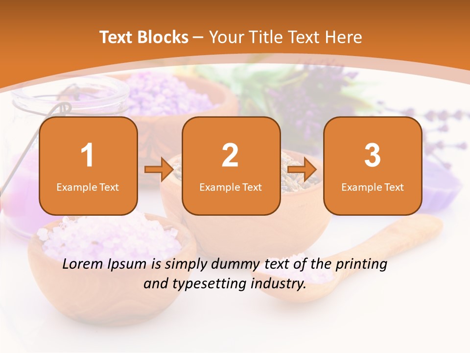 Herb Pampering Beauty PowerPoint Template